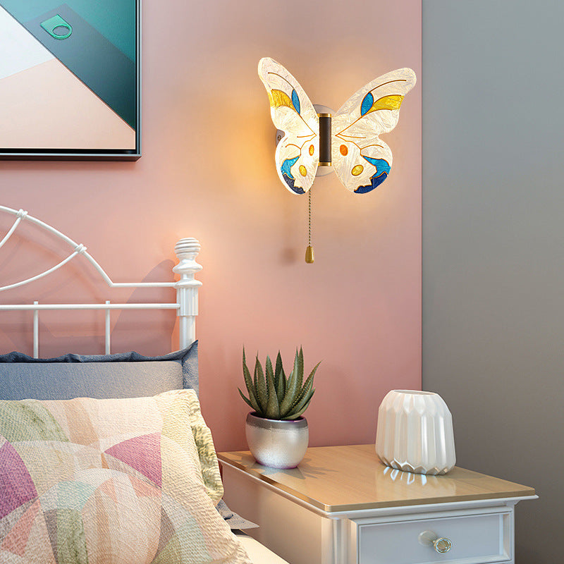 Zetecia Butterfly LED Wall Light Acrylic Decorative Wall Sconce
