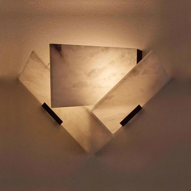 Zetecia Heart Shape LED Wall Light Natural Stone Indoor Wall Sconce