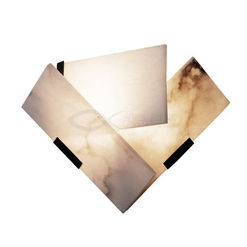 Zetecia Heart Shape LED Wall Light Natural Stone Indoor Wall Sconce