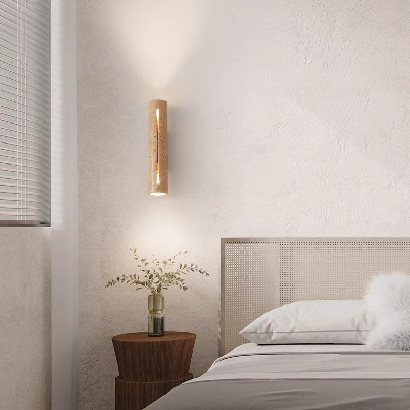Zetecia Natural Stone LED Wall Light Modern Indoor Wall Sconce