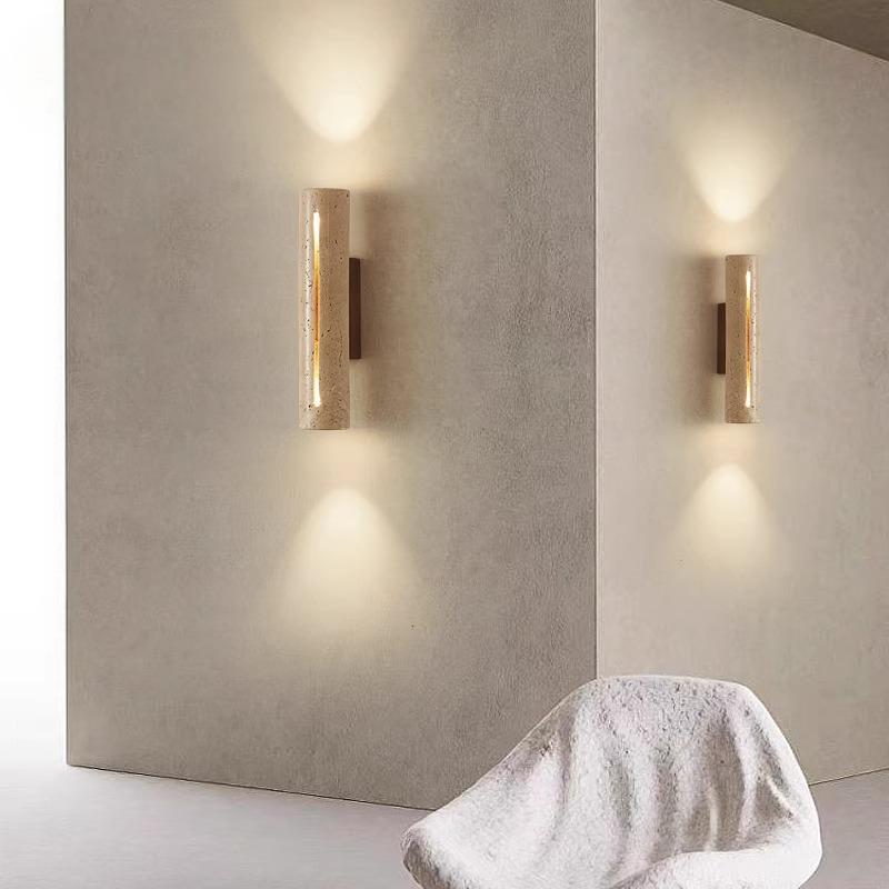 Zetecia Natural Stone LED Wall Light Modern Indoor Wall Sconce