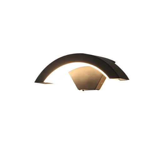 Zetecia Modern LED Wall Light IP65 Waterproof Outdoor Indoor Wall Sconce 18W