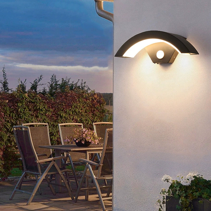 Zetecia Modern LED Wall Light IP65 Waterproof Outdoor Indoor Wall Sconce 18W