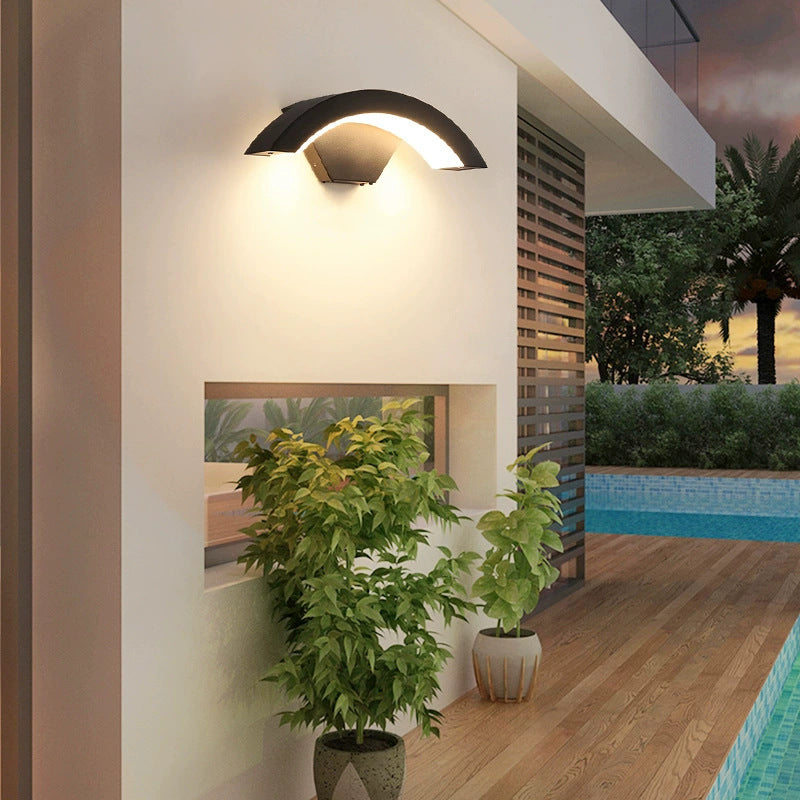 Zetecia Modern LED Wall Light IP65 Waterproof Outdoor Indoor Wall Sconce 18W