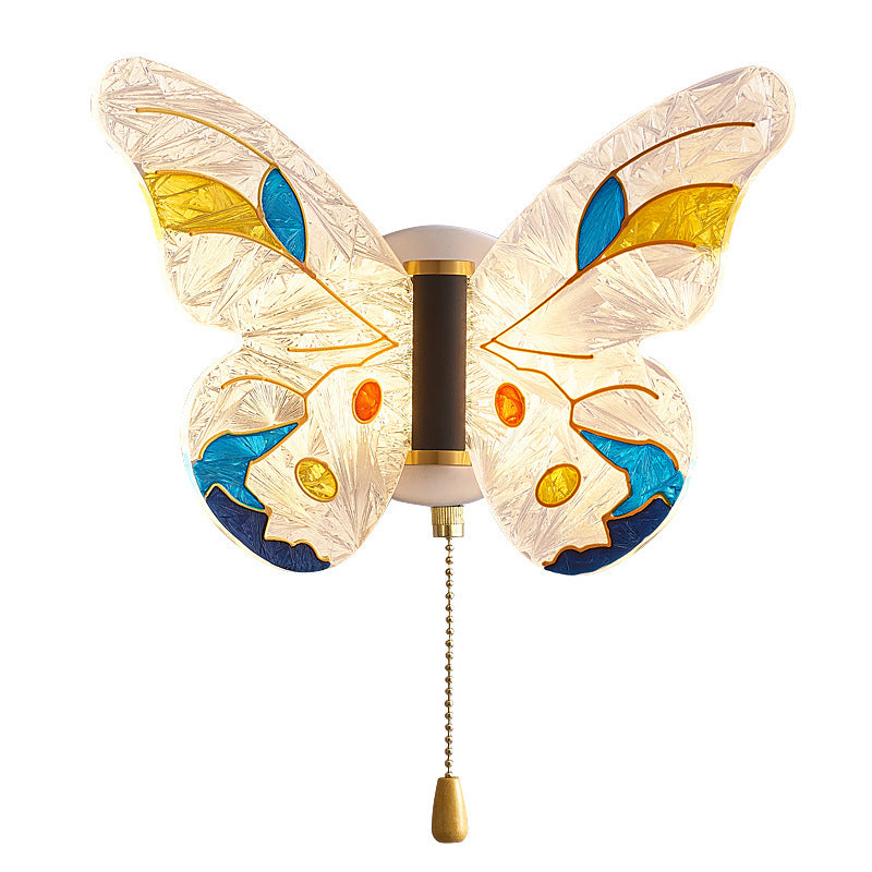 Zetecia Butterfly LED Wall Light Acrylic Decorative Wall Sconce